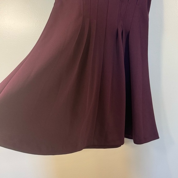 DKNY women’s burgundy midi length dress, size 8, NWOT - Picture 7 of 12